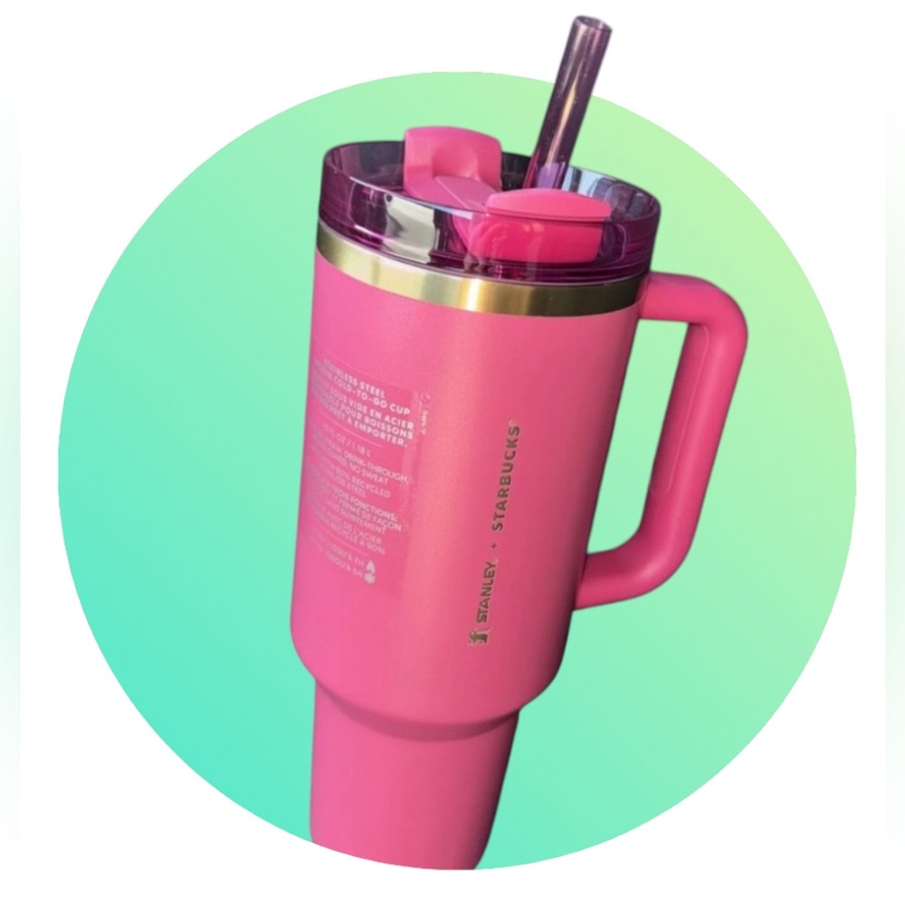 Stanley x Starbucks 40oz pink tumbler